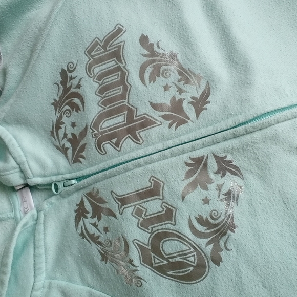 Girl power sparkly mint green hoodie - Picture 6 of 8